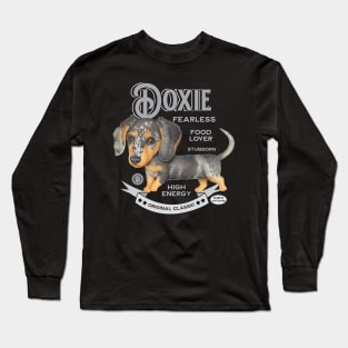 Dappled Dachshund Walking Long Sleeve T-Shirt